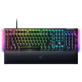 Razer BlackWidow V4 - Mechanische Gaming-Tastatur Chroma RGB (Mechanische Green Switches, 6 eigene Makro-Tasten, Doubleshot-ABS-Tastenkappen) QWERTY US-Layout | Schwarz
