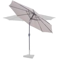 VONROC Sonnenschirm Recanati Ø300 cm – Stocksonnenschirm Beige