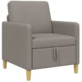 vidaXL Sofa mit Stauraum Schwarz 72 x 78 x 87 cm Polyester