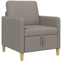 vidaXL Sofa mit Stauraum Schwarz 72 x 78 x 87 cm Polyester