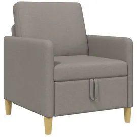 vidaXL Sofa mit Stauraum Schwarz 72 x 78 x 87 cm Polyester