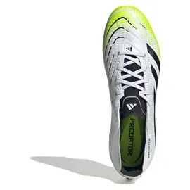 adidas Predator League FG/MG Herren Cloud White/Core Black/Lucid Lemon 46 2/3