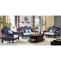 JVmoebel Sofa Luxus Sofagarnitur 3+2+1 Sitzer Klassischer Wohnzimmer Set, Made in Europe lila