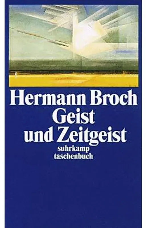 Geist Und Zeitgeist - Hermann Broch, Taschenbuch