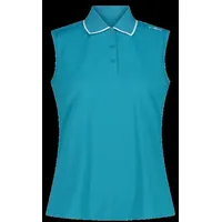 CMP Woman Polo Sleeveless tiffany (L915) 44