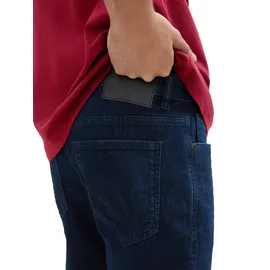 Tom Tailor "Josh", Damen, Gr. 31, Länge 32, blau (rinsed blau denim), Denim/Jeans, Obermaterial: 98% Baumwolle, 2% Elasthan, unifarben, slim fit knöchellang, Jeans Slim-fit-Jeans, im Five-Pocket Style