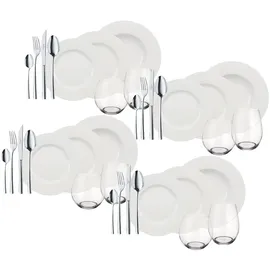 Villeroy & Boch Wonderful World White 4 Friends Kombiservice  36-tlg.