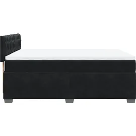 vidaXL Boxspringbett 160 x 200 cm Schwarz