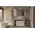 WELLTIME »Hamburg, Badezimmerset 2tlg. Breite 110 cm, Badmöbel, Waschtisch inkl.«, (Spar-Set, 2 St.), Waschbecken, Spiegelschrank mit LED Aufbauleuchte, Soft-Close-Funktion