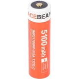 AceBeam 21700 Li-ion Akku mit starken 5100mAh USB-C max. Entladestrom 20A, 77,8 x 21,37mm (5100 mAh), Batterien + Akkus