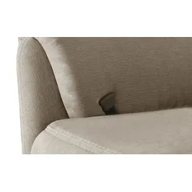 Polstermöbel Oelsa Fernsehsessel Andorra Mikrofaser 87 x 108 x 110 cm Braun mit Rollen
