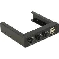 DeLock Front Panel mit 2x USB 2.0 und Lüftersteuerung