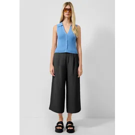 QS Culotte Strukturierte Hosen Schwarz 36