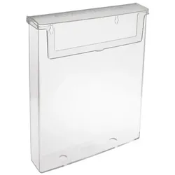 Prospektbox, Flyerbox DIN A4, wetterfest mit Deckel