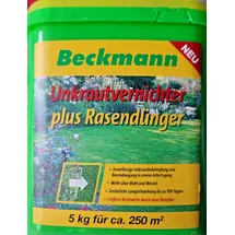 BECKMANN Rasendünger mit Unkrautvernichter 5 kg