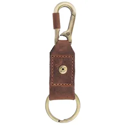 Greenburry Vintage Schlüsselanhänger Leder 6.5 cm Zubehör   Braun Herren 