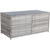 Primaster Auflagenbox Portofino 175 x 87 x 83 cm Gartenbox Gartentruhe Kissenbox