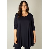 Base Level Curvy Tunikashirt »Aria«, Gr. 48, navy dark blue, , 76612123-48