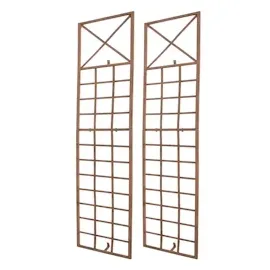 CLP Rankgitter Trigo 2er Set 0 x 0 cm Antik Braun