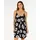 Rip Curl Cover-up Kleid Schwarz/Weiß M