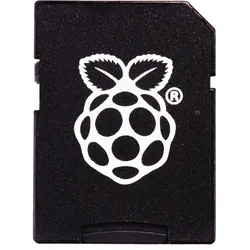 microSD - SD Adapter mit Raspberry Pi Logo