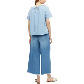 s.Oliver Leinenmixbluse mit Schleifendetail Blau 46