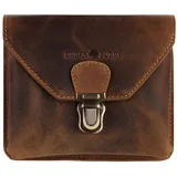 GREENBURRY Vintage Gürteltasche 15,5x6x14cm Braun