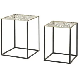 Haku-Möbel HAKU Möbel Beistelltische-Set Metall bronze