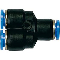 Riegler Y-Steckverbindung »Blaue Serie «, für Schlauch-Außen- Ø6 mm