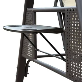 Outsunny Hollywoodschaukel Beige/Braun 3-Sitzer