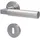 Alpertec BB-Rosettengarnitur Solid 2 Edelstahl Silber