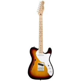Squier E-Gitarre, E-Gitarren, T-Modelle, Affinity Telecaster Thinline 3TS 3-Color Sunburst - E-Gitarre