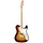 Squier E-Gitarre, E-Gitarren, T-Modelle, Affinity Telecaster Thinline 3TS 3-Color Sunburst - E-Gitarre