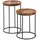 KADIMA DESIGN Beistelltisch Braun Sheesham 30 x 30 x 54 cm