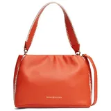Tommy Hilfiger TH Soft Summer Mini Bucket Umhängetasche Kunstleder Orange