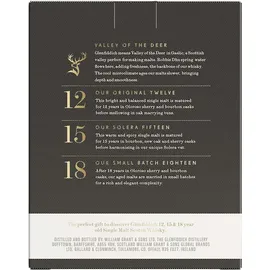 Glenfiddich Distillery Glenfiddich 40% vol 0,15 l Geschenkset