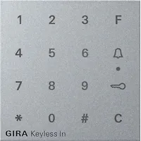 Gira Aufsatz Codetastatur alu 851326