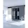 Aurlane Komplettdusche mit Drehtür 90 x 225 cm Schwarz/Grau/Silber Sicherheitsglas