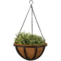 Esschert Design Hanging Basket mit Metallgestell, Ø 30 cm,