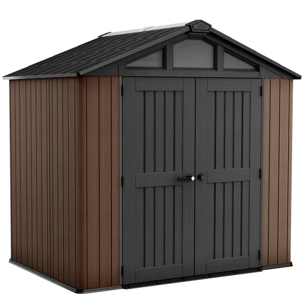 Keter Stronghold 8X6 - Gerätehaus - mit Doppeltür - 249x178x241 cm
