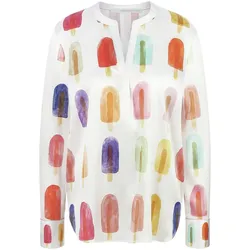 Long-Bluse HERZEN ́S ANGELEGENHEIT weiss, 38