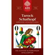 ASS Altenburger Tarock Schafkopf große Eckzeichen deutsche Version