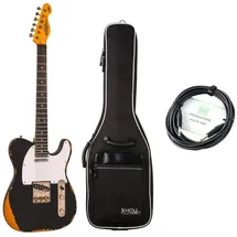 Vintage Icon V6MRBK distressed glossless black