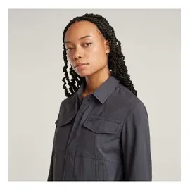 G-Star für Damen. D26003-D522-860 Jacke Officer 3.0 grau (XS), Lässig, Viskose