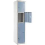 MCW MCW, Schliessfach, Hellblau, Metall, 180x38x45cm, blau