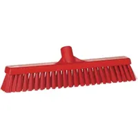 VIKAN Besen, 410 mm, weich/hart 31744 , Farbe: rot