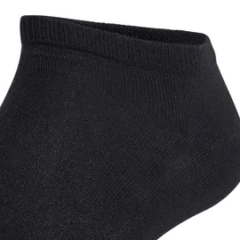 adidas Thin Linear Low-Cut Socken, 3 Paar Medium Grey Heather / White / Black 46-48