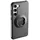 Interphone Cellularline Samsung S23 Plus Quiklox Handyhülle schwarz