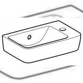 Geberit Renova Nr. 1 Comprimo Handwaschbecken 40 x 25 cm (276140000)