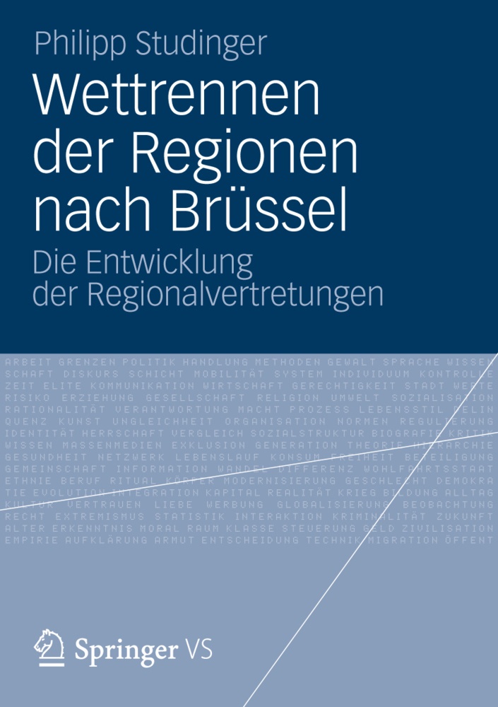 Wettrennen Der Regionen Nach Brüssel - Philipp Studinger  Kartoniert (TB)